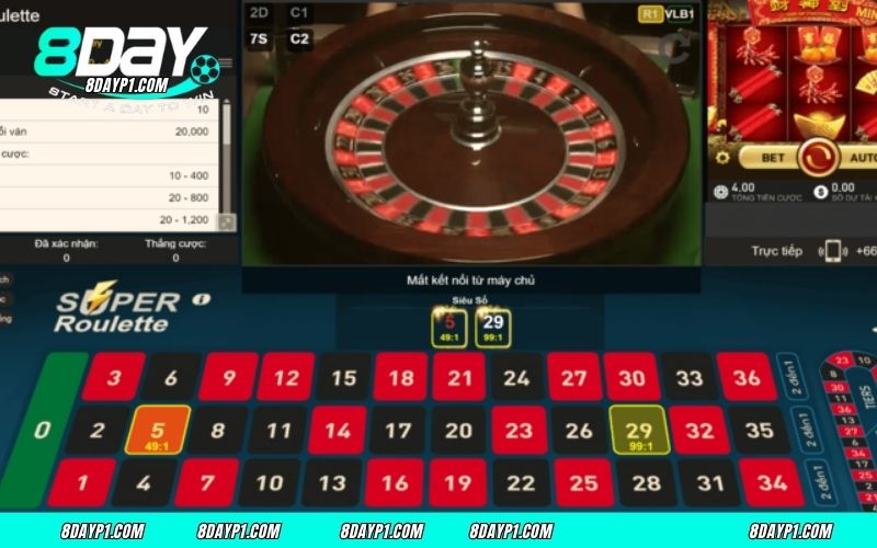 Chia sẻ cho tân binh 2 chiến thuật chơi hiệu quả trong game Roulette 8DAY