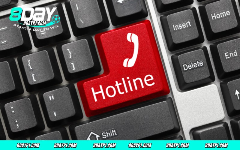 Hotline là kênh thông tin liên hệ hoàn toàn miễn phí tại 8DAY