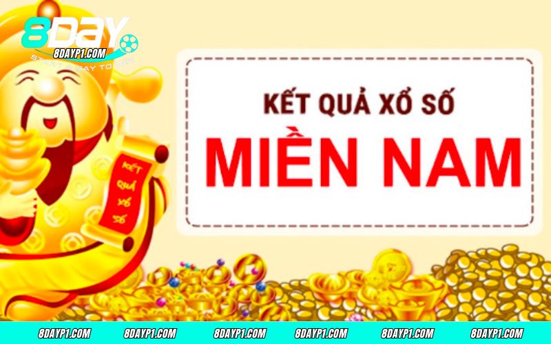 Xổ số miền Nam được ưa chuộng tại 8Day 